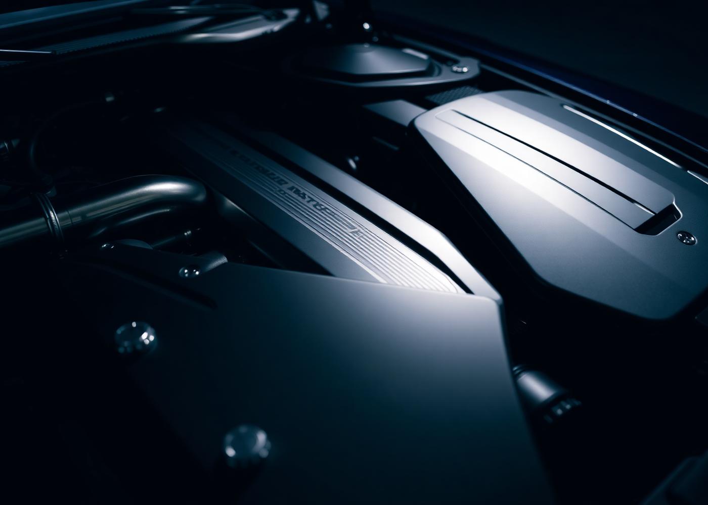 Detailed engine bay